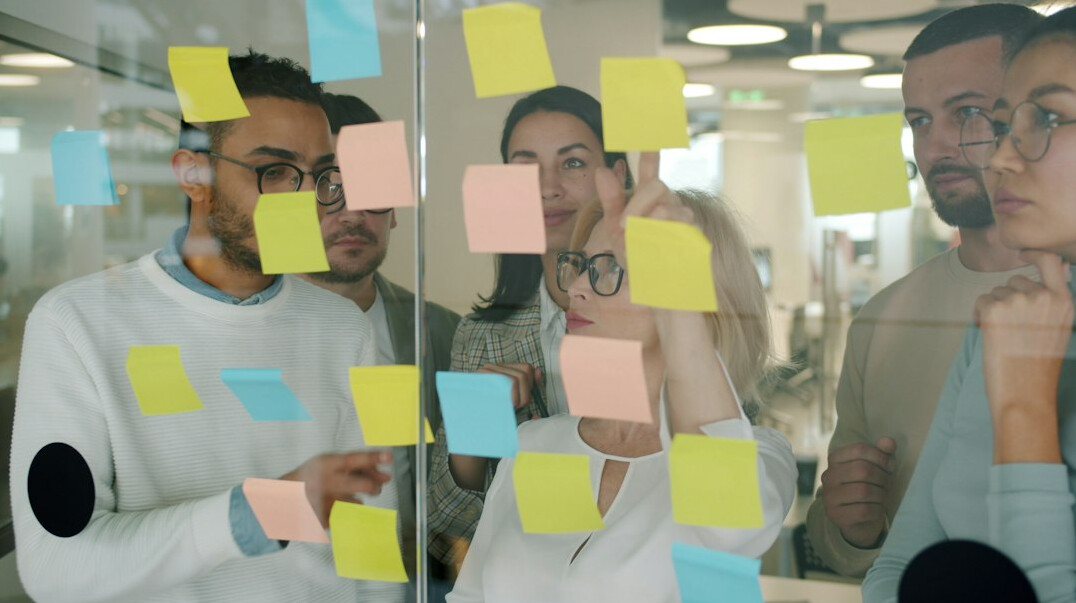 business team brainstorming ideas