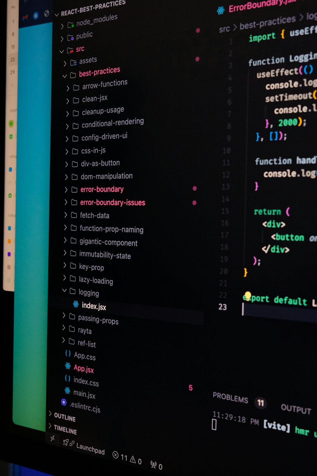 creative coding session